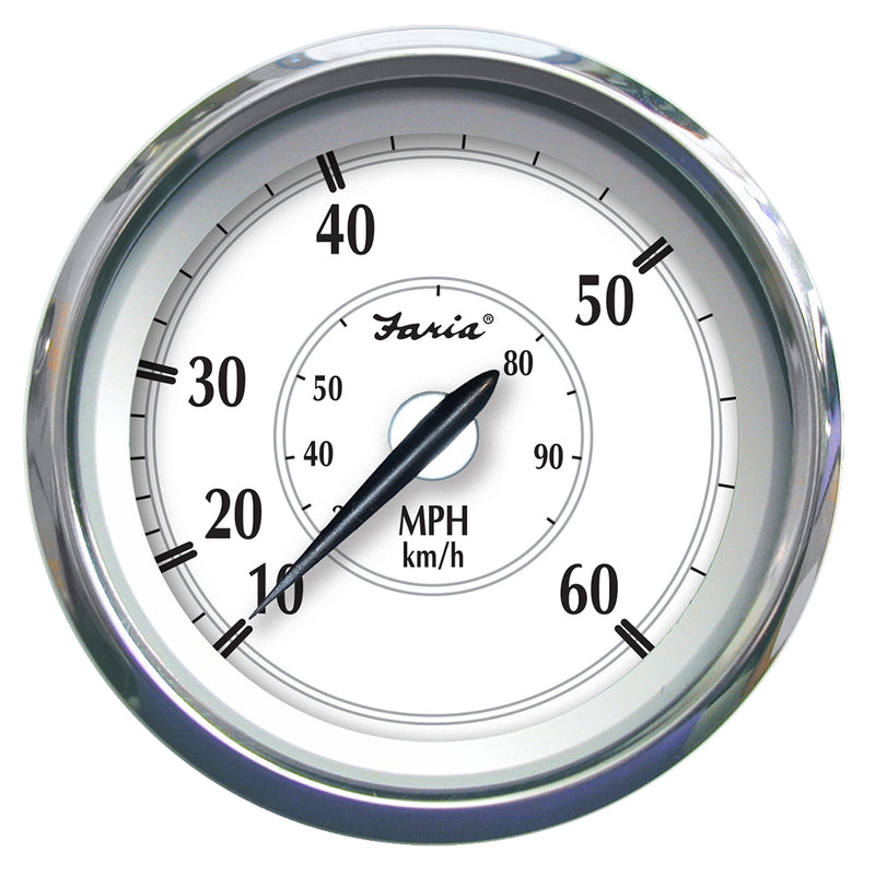 Load image into Gallery viewer, Faria Newport SS 4&quot; Speedometer - 0 to 60 MPH [45010]
