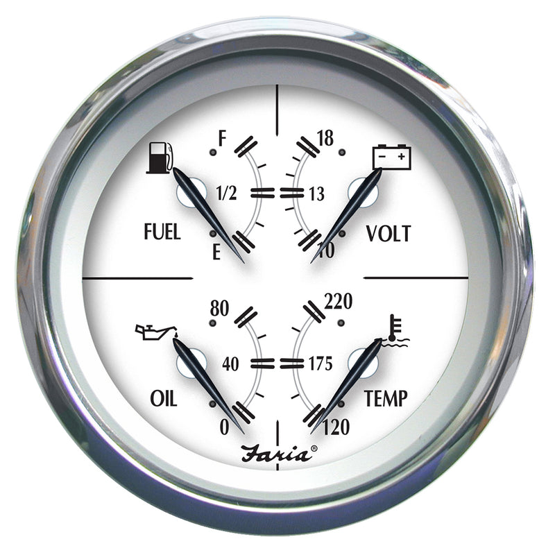 Load image into Gallery viewer, Faria Newport SS 4&quot; Multifunction Gauge [45012]
