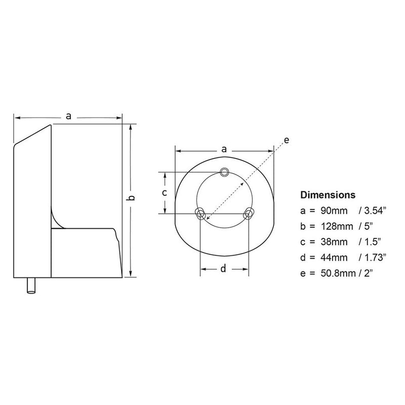 Load image into Gallery viewer, Hella Marine NaviLED PRO Deck Mount Adapter - White [241287812]
