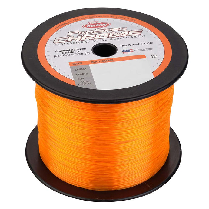 Berkley ProSpec Chrome Blaze Orange Monofilament - 20 lb - 1000 yds - PSC1B20-80 [1543996]