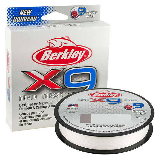 Berkley x9 Braid Crystal - 50lb - 164 yds - X9BFS50-CY [1486889]