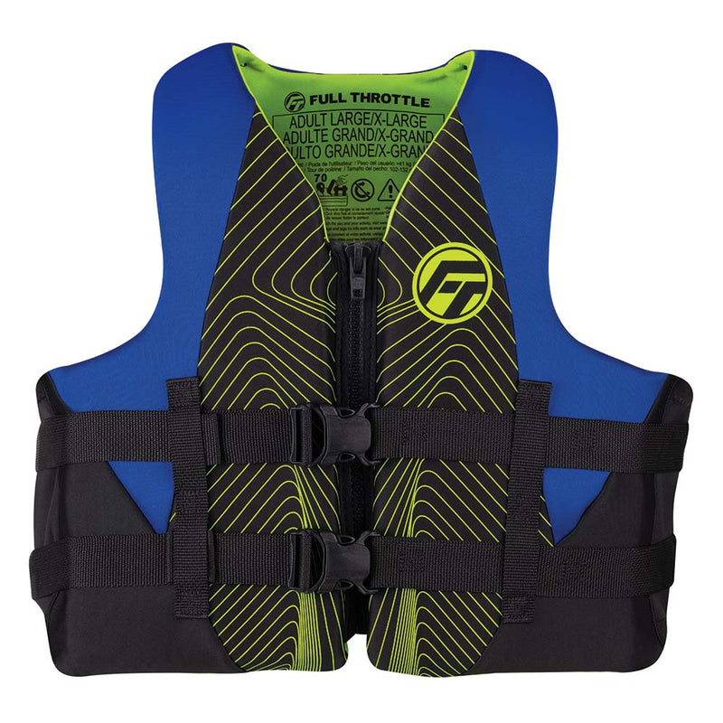 Load image into Gallery viewer, Full Throttle Adult Rapid-Dry Life Jacket - L/XL - Blue/Black [142100-500-050-22]
