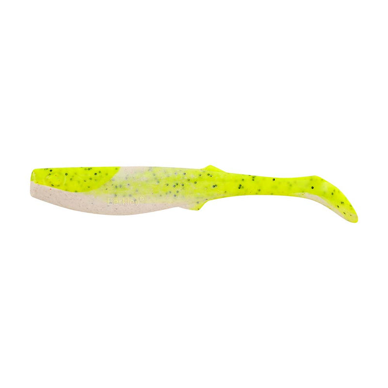 Load image into Gallery viewer, Berkley Gulp! Paddleshad - 4&quot; - Chartreuse Pepper Neon [1545528]
