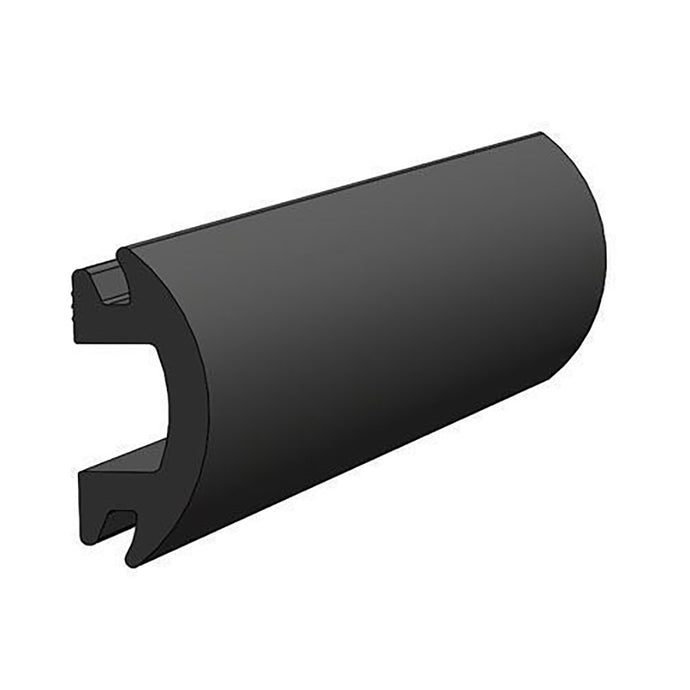 TACO 70 Flexible Black Rub Rail Insert 1-3/16