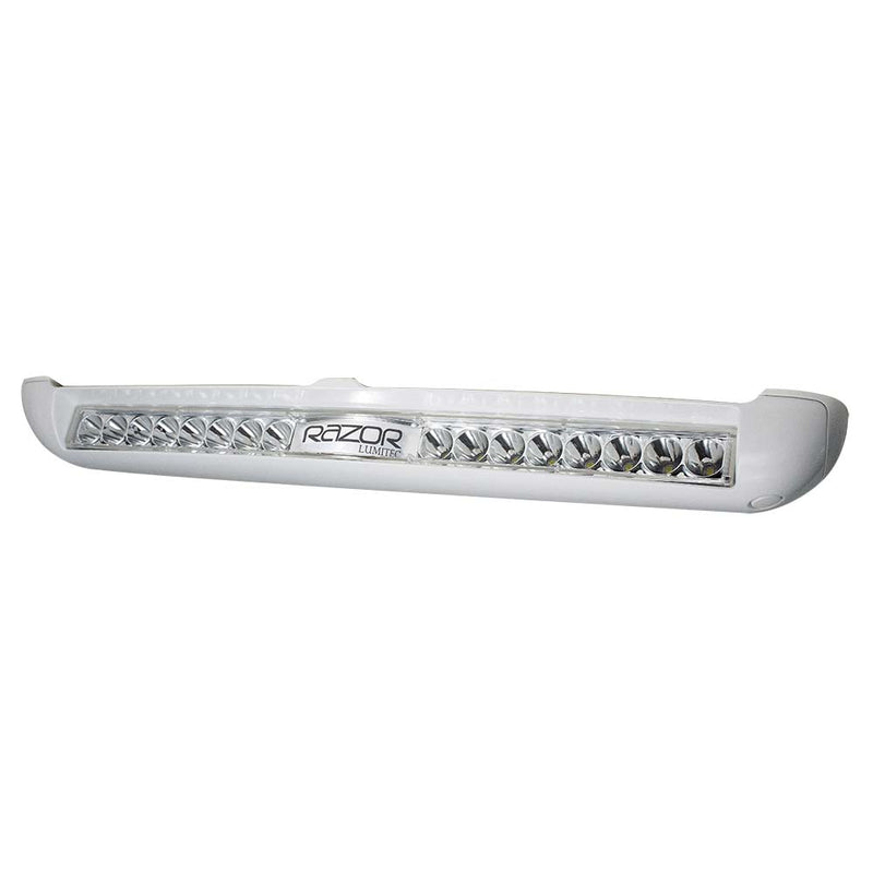 Load image into Gallery viewer, Lumitec Razor Light Bar - Spot - White Housing w/Inverted Logo Flush Mount [101603]
