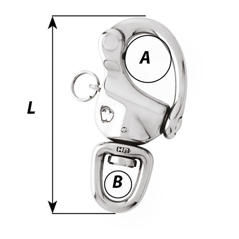 Load image into Gallery viewer, Wichard 3-1/2&quot; Snap Shackle w/Swivel Eye [02475]
