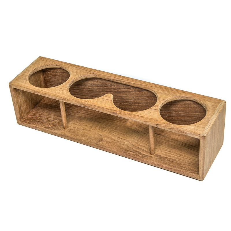 Load image into Gallery viewer, Whitecap Four Drink/Binocular Rack - Teak [62632]
