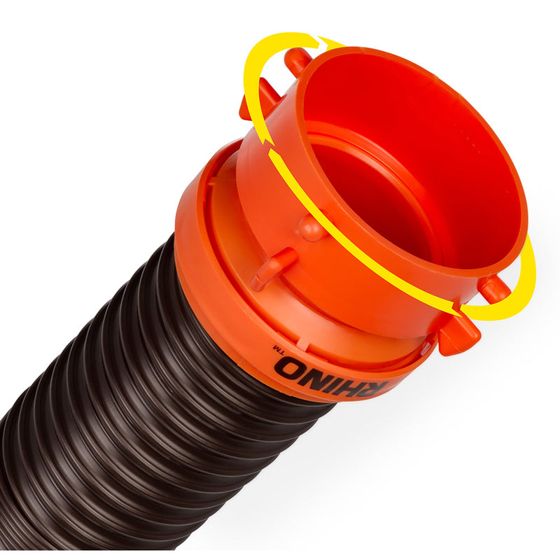 Load image into Gallery viewer, Camco RhinoFLEX 10 Sewer Hose Extension w/Swivel Bayonet  Lug [39764]
