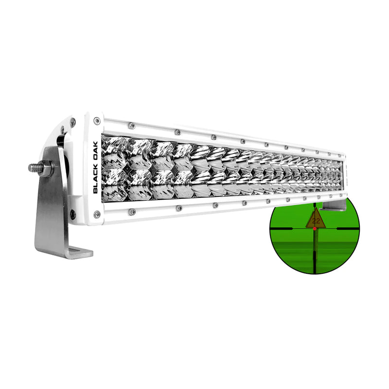 Load image into Gallery viewer, Black Oak Pro Series Double Row Combo Infrared 20&quot; 850nm Light Bar - White [20MIR-850]
