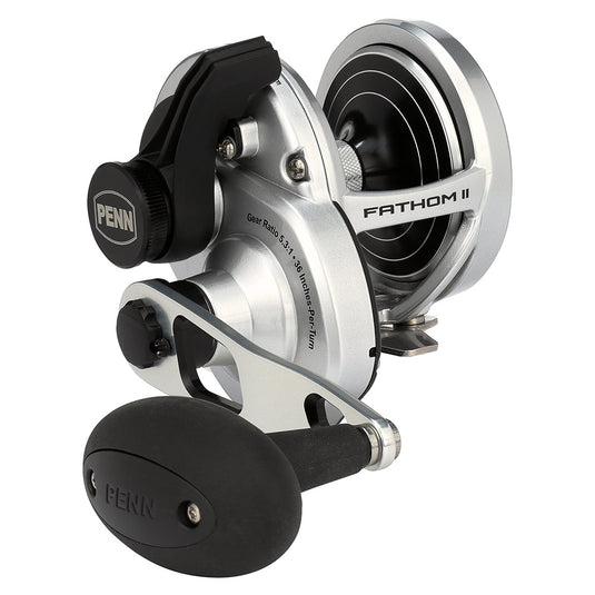 PENN Fathom II Lever Drag Single Speed 25NLD Conventional Reel FTHII25NLD [1563378]