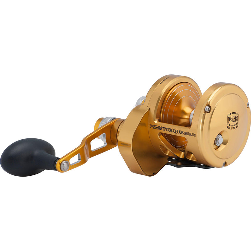 Load image into Gallery viewer, PENN Torque Lever Drag 2 Speed Reel Gold TRQ25NLD2 [1206028]
