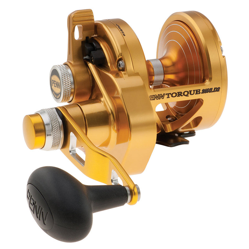 Load image into Gallery viewer, PENN Torque Lever Drag 2 Speed Reel Gold TRQ25NLD2 [1206028]
