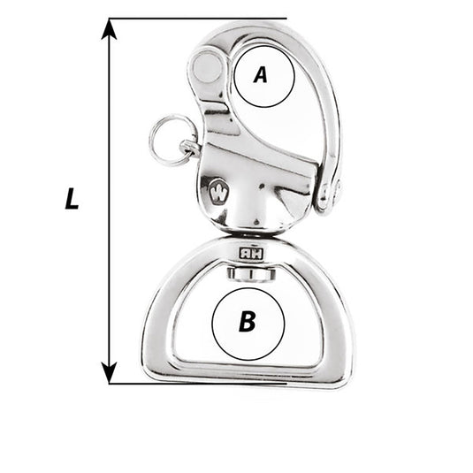 Wichard Webbing Snap Shackle - 3-1/8