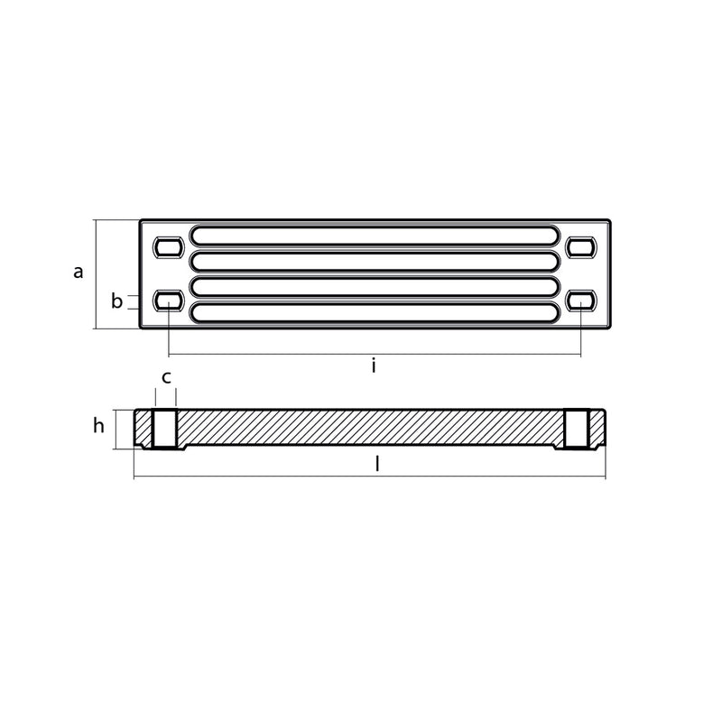 Load image into Gallery viewer, Tecnoseal Zinc Yamaha Bar Anode f/Engine Bracket [01112-1]
