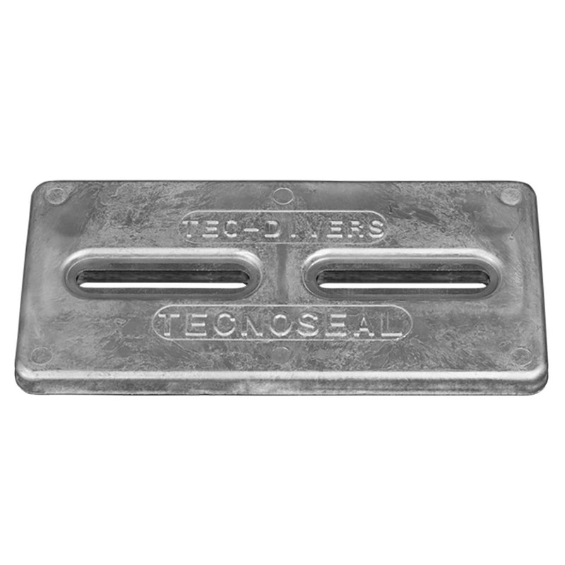 Load image into Gallery viewer, Tecnoseal Rectangular Zinc Plate Anode w/Inserts - 12&quot; x 6&quot; x 1&quot; [TEC-DIVERSD]
