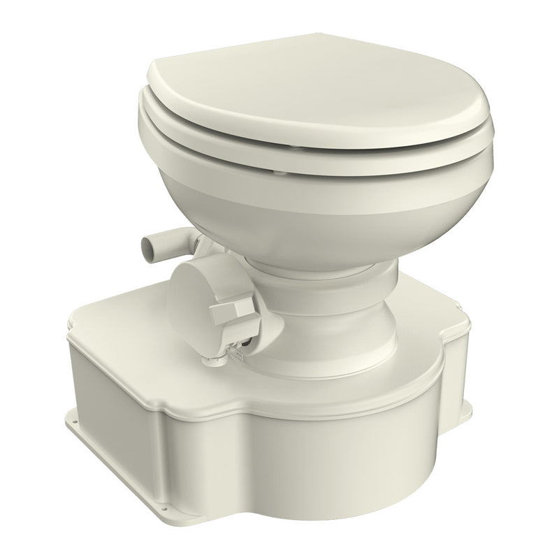 Load image into Gallery viewer, Dometic Bone M65 Marine Gravity Toilet - Elongated Seat Size w/Foot Pedal [312500003]
