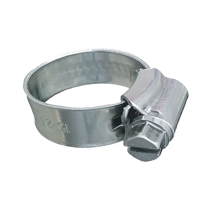 Trident Marine 316 SS Non-Perforated Worm Gear Hose Clamp - 3/8