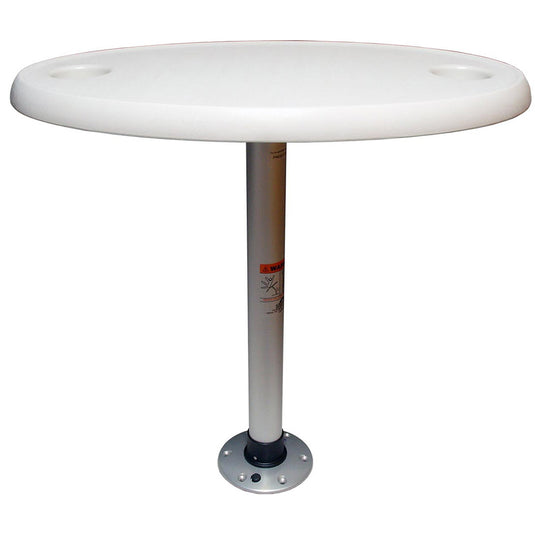 Springfield White Oval Table Package - 18